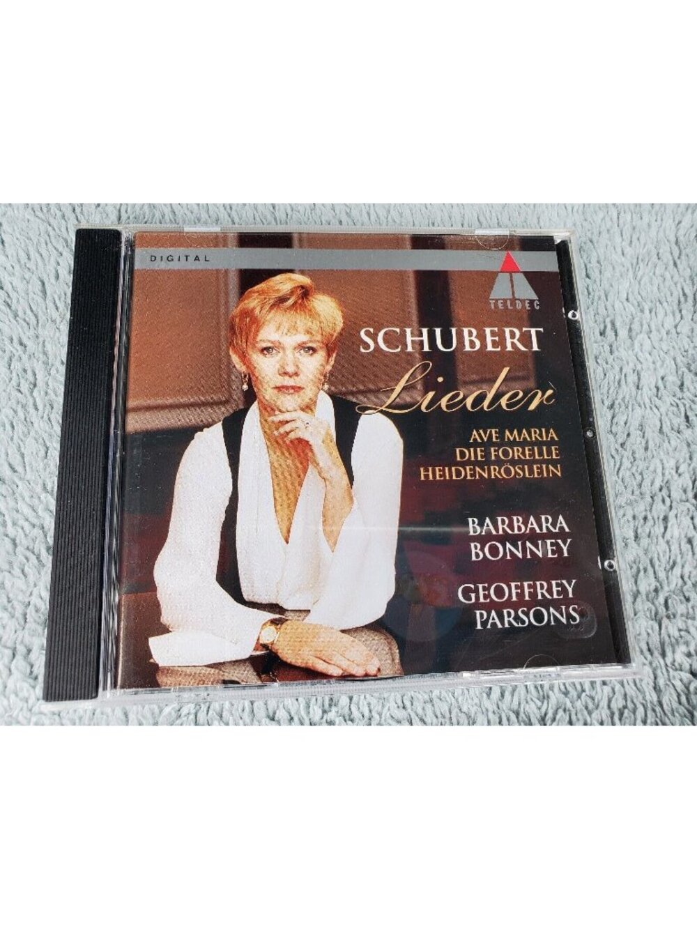 BARBARA BONNEY GEOFFREY PARSONS - Schubert Lieder Ave Marie Die Forelle CD